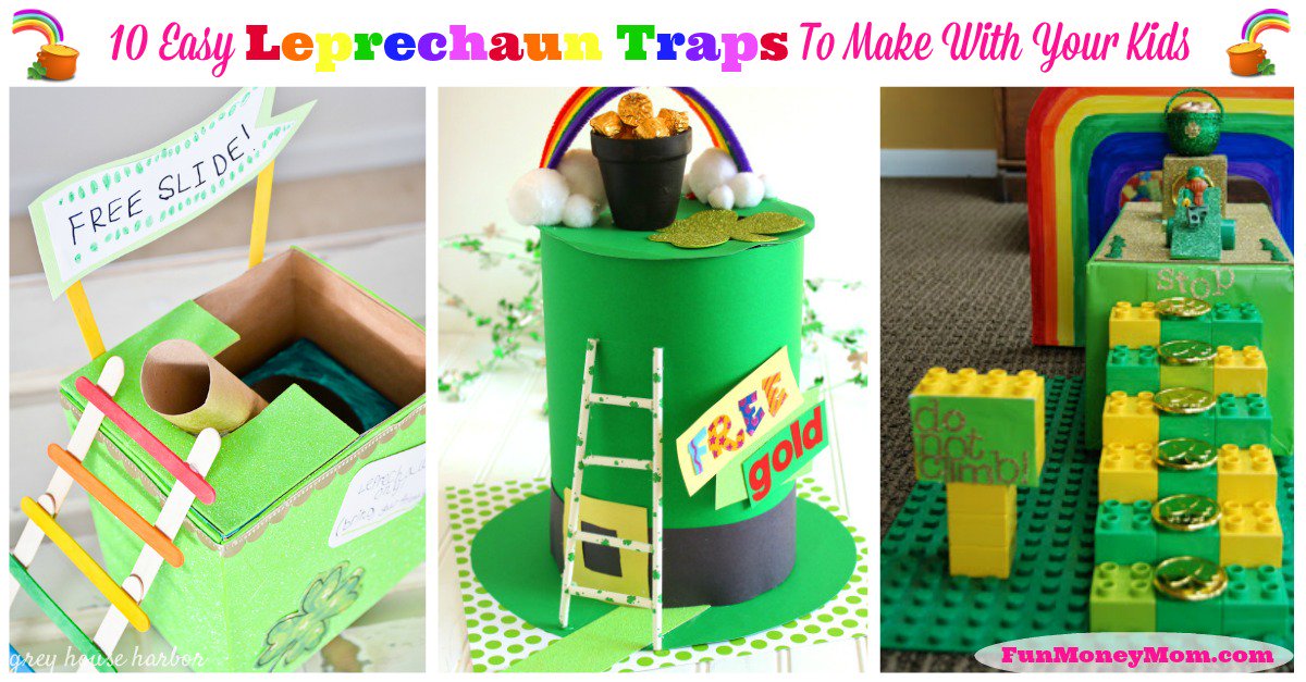 FunMoneyMom's tweet image. Have some fun with the kids making these super-cute leprechaun traps! #StPatricksDay funmoneymom.com/?p=9704