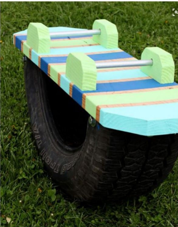 <a href="/borntorecycle/">NacidosParaReciclar</a> Paso a paso: Aprende a hacer un #balancín con un #neumático ow.ly/Za4Bn