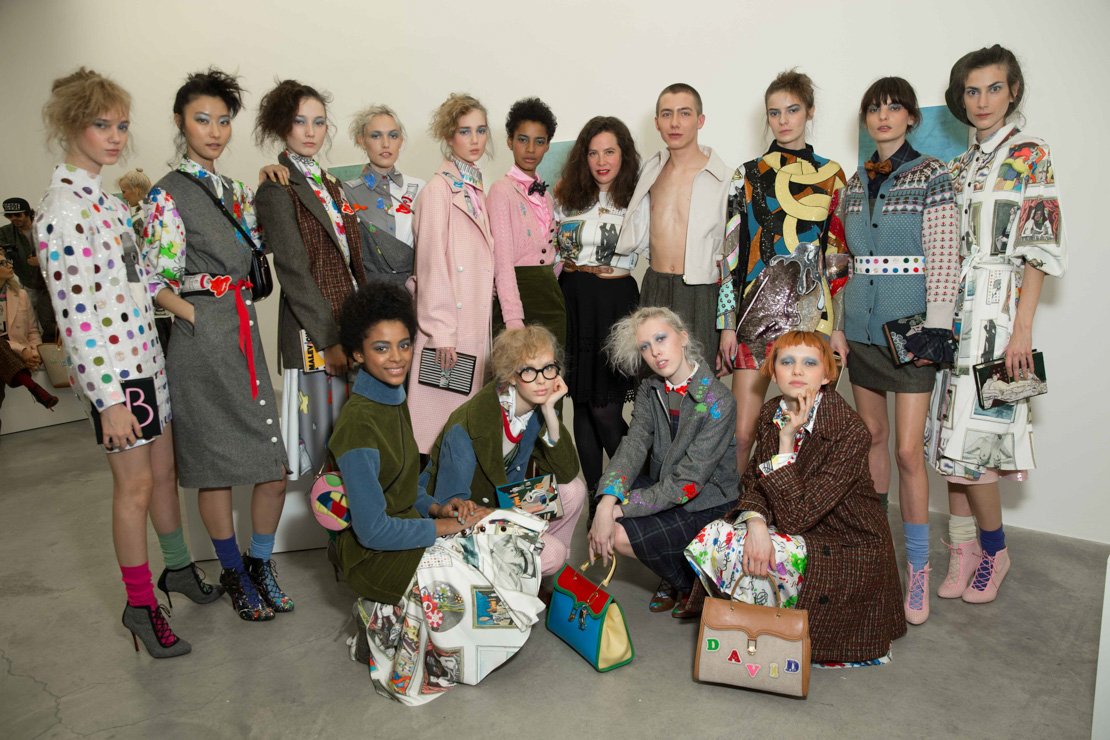 openingceremony's tweet photo. Designer @olympialetan brings together artists such as #KAWS &amp; #DavidHockney for #PFW #FW16 https://t.co/FeuOymBiDH https://t.co/yPSHRXlftB