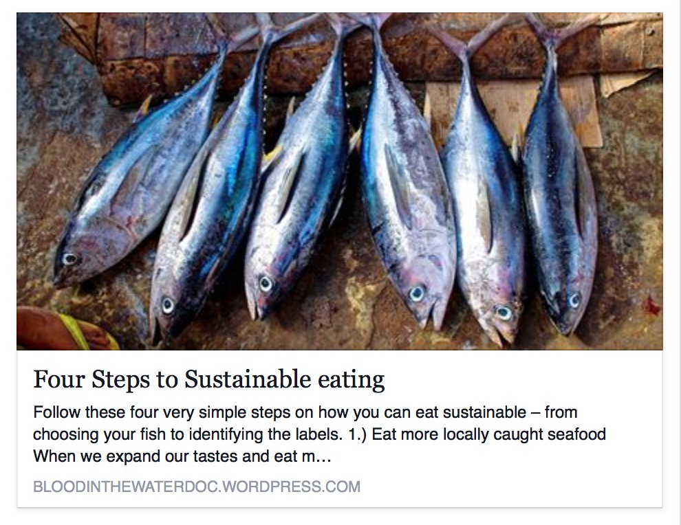 BITWdocumentary's tweet photo. Read about how you can choose sustainable fish choices in your life with these 4 steps. #BITWdoc https://t.co/LAUeRRHBpB