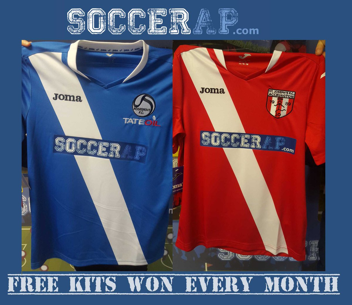#Win free kits for your team every month just for using #SoccerAp It's free to sign up so it's a #winwin #nobrainer