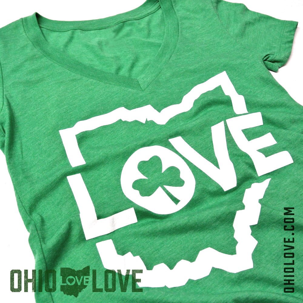 Grab one of our signature #OhioLove "Shamrock" Tees for only $15 &amp; FREE-SHIPPING with the code STPATS16 at checkout