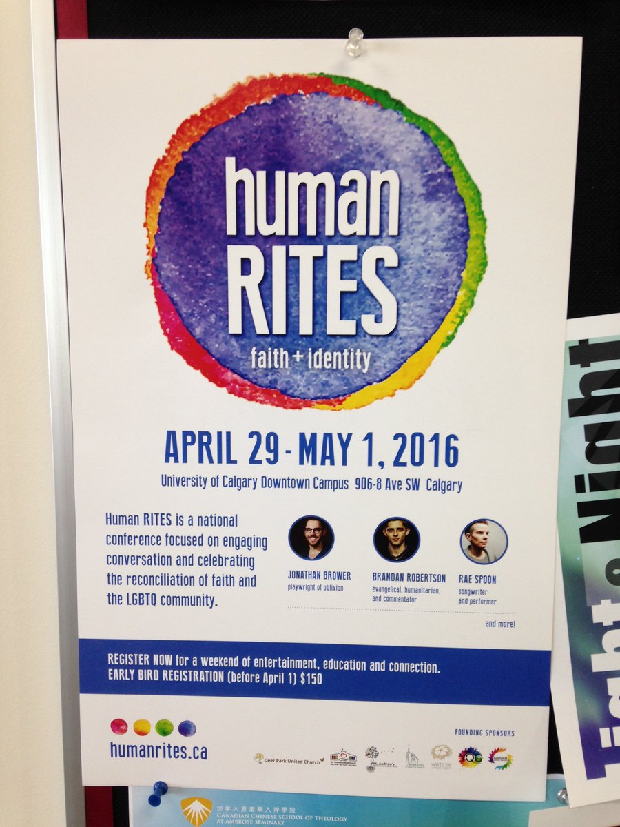 HumanRITESCon's tweet photo. Now at Ambrose Universityโฆ promotions for #HumanRITES2016 register now for the conference! This will be a good year! https://t.co/dFQqmB6fmQ