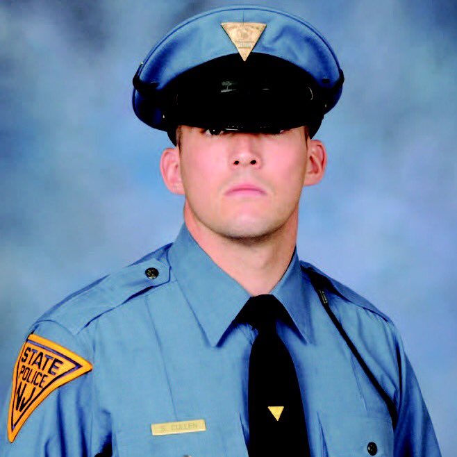 NJSP's tweet image. Trooper Sean Cullen #7594. End of watch: March 8, 2016. Godspeed brother. #RIP #GoneButNeverForgotten #Hero