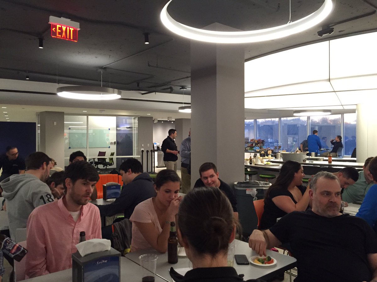 VMathieuDatto's tweet photo. Always awesome to have our new hire pub trivia to kick off a great month @datto https://t.co/7Sxe3iSQFy