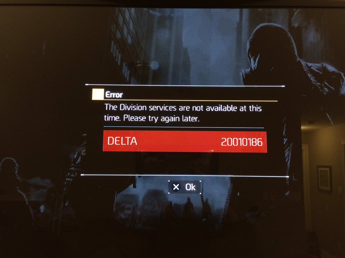 joelalbert's tweet image. #TheDivision #launchfail
