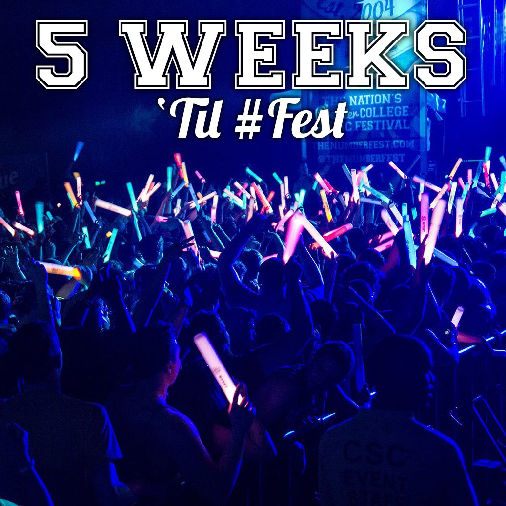 PSGAthens's tweet photo. Only 5 weeks until #14Fest https://t.co/Vae1PVXyTq