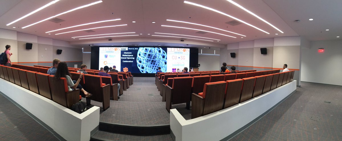 Clemsonspiro's tweet image. It's almost time for the grand opening of the Clemson MakerSpace.
#Clemson #student #innovation #makerspace #3dprint