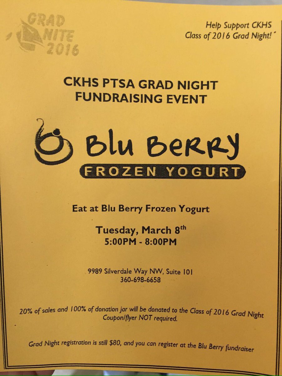 CKHSClassOf2016's tweet photo. Grab a friend and some froyo tonight between 5pm and 8pm to support your Senior Class! 😎🍨 https://t.co/Mu27MTltbb