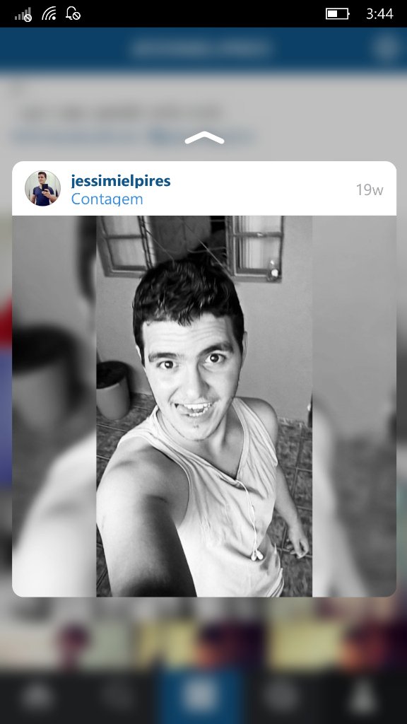 Ate q enfim o insta pra windows phone melhoro