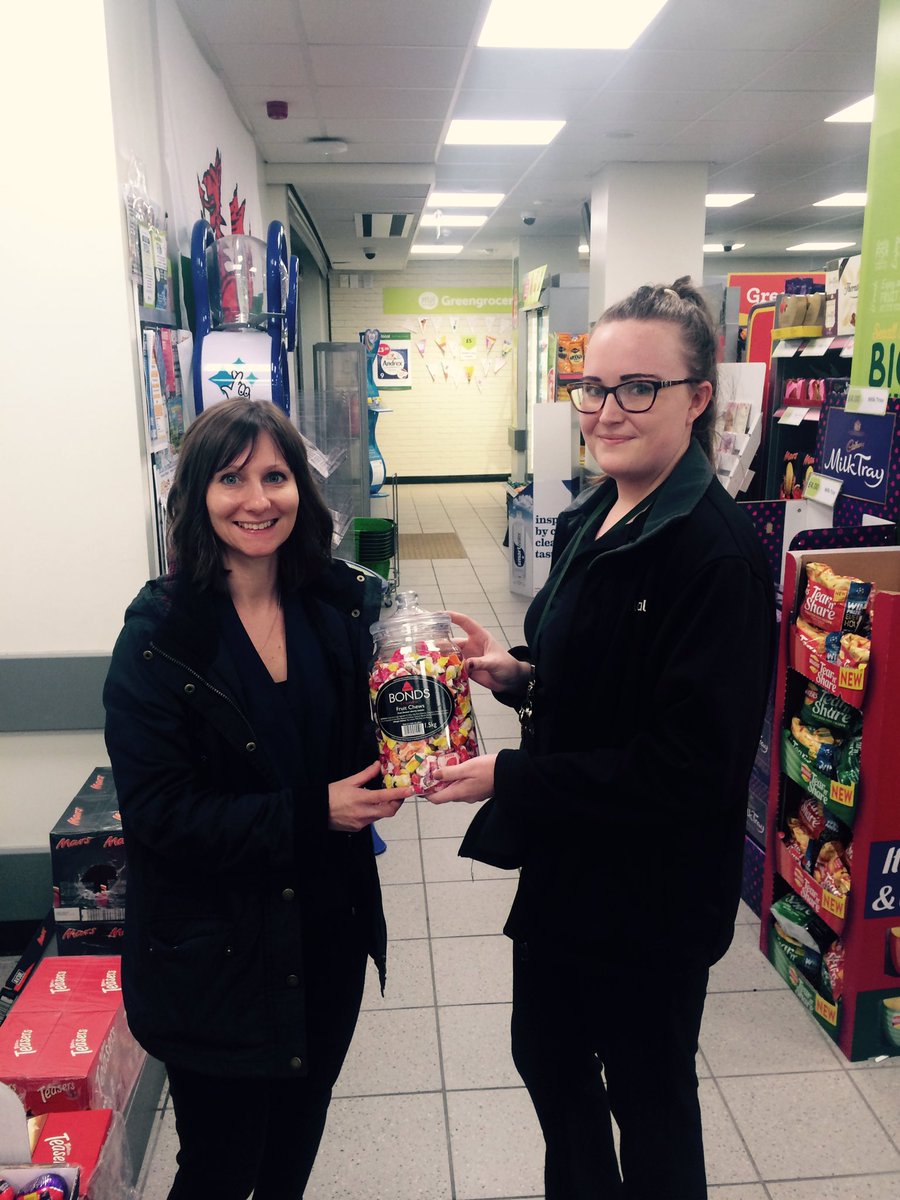 A big congratulations to Kim who guessed the number of sweets in our jar and was just 1 away!🍬@MGcomment <a href="/tim_york18/">Tim York</a>