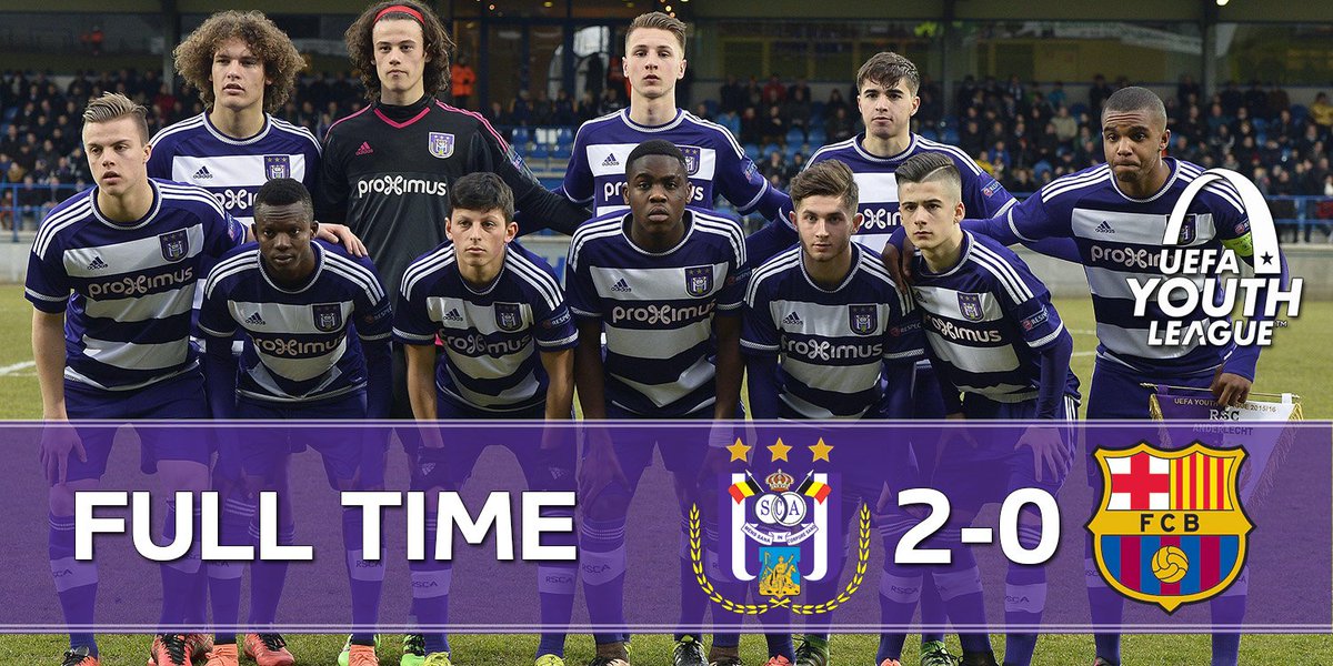 RSC Anderlecht on X: Our team against FC Barcelona! #NextGen #ANDbar   / X