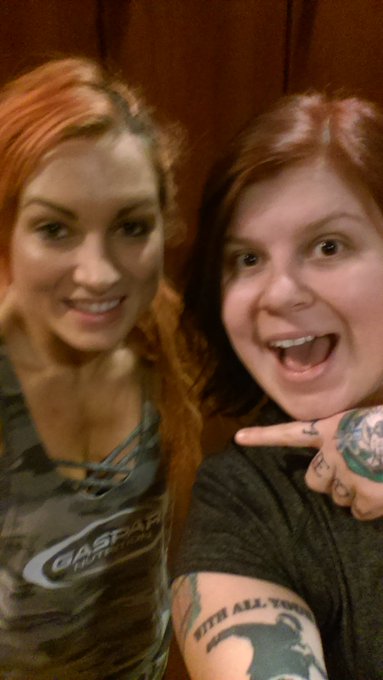 I just met Becky Lynch at my Gym. We both look sweaty and blurry but omg!!! https://t.co/rbmv0gvoeT<a href="/tag/ass"class="tags"><span>#ass</span></a><a href="/tag/publicnudes"class="tags"><span>#publicnudes</span></a>