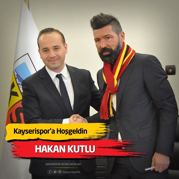 Hakan Kutlu, kendisini 1.5 yıllığına Kayserisporumuz'a bağlayan sözleşmeye imza attı. - kayserispor.org.tr/tur/hdetay.asp…
