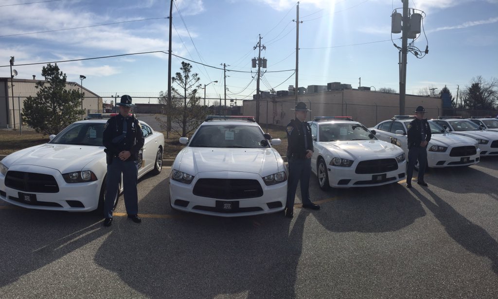 TrooperMWood's tweet photo. Putnamville Troopers receive their cars https://t.co/j056LDbKB5