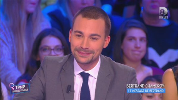 MediasFrance's tweet photo. Bertrand #Chameroy annonce son départ dans #TPMP. https://t.co/VxOHPxcC3K
