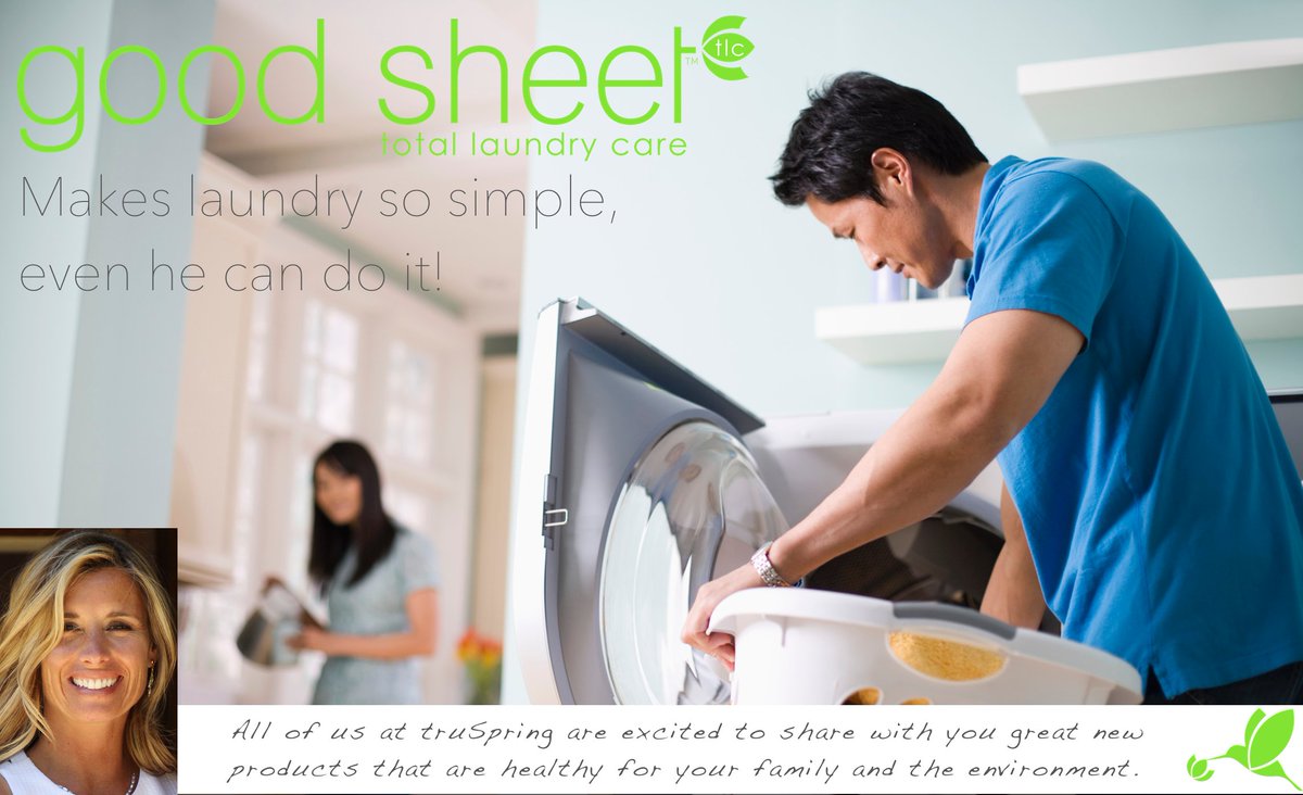 truSpringLife's tweet photo. Celebrate #InternationalWomensDay by helping #sharetheload. #goodsheet makes laundry so simple, even he can do it. https://t.co/ZRHJk7AAaZ