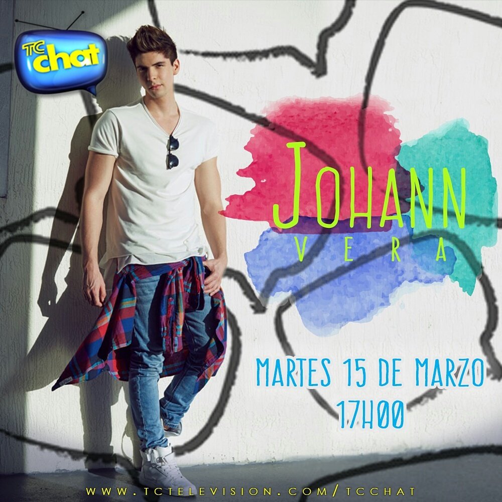 tctelevision's tweet photo. #JohannVeraEnTC Este martes @JohannVera1 compartirá contigo en su #TCChat, separa cita a las 5PM e interactúa con él https://t.co/5FTB0ziRjl