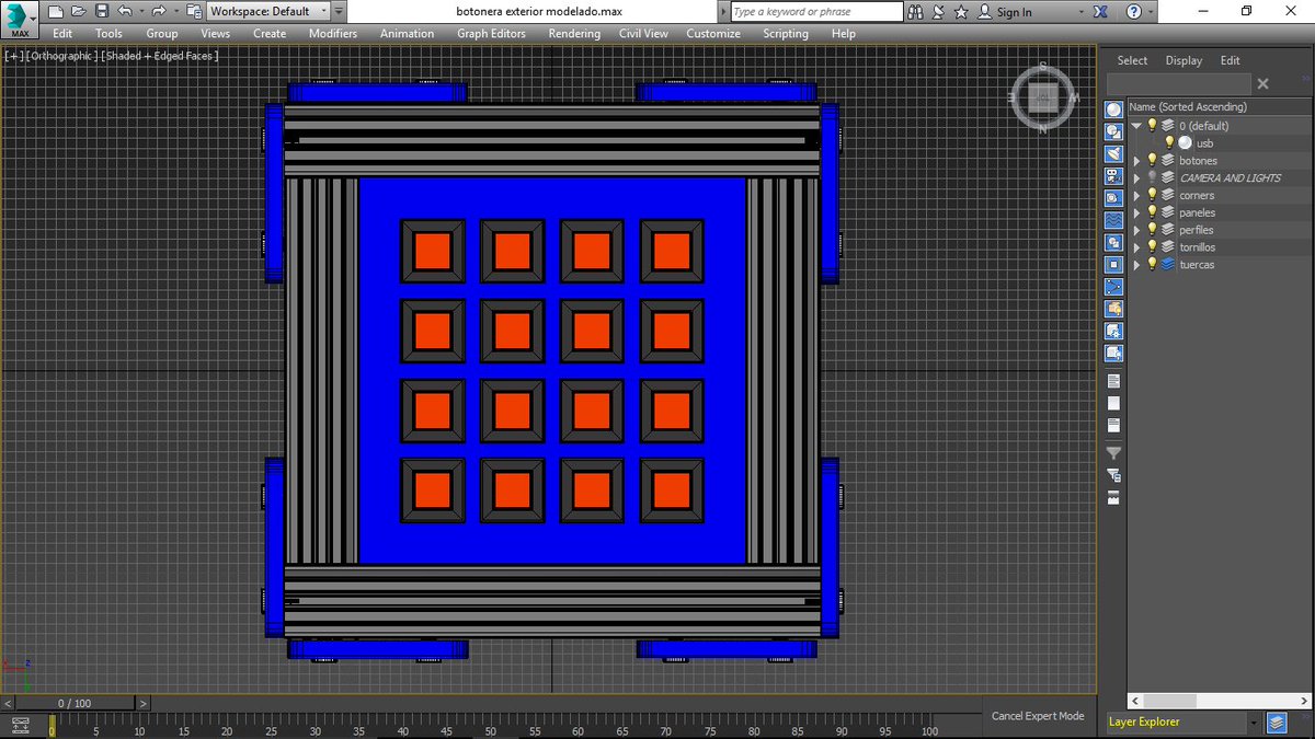 DaftDroid's tweet image. Botonera MIDI con Arduino, OpenBeam y 3dsmax.
#ArduinoDayTF2016 #ArduinoD16 #PiramideTeam