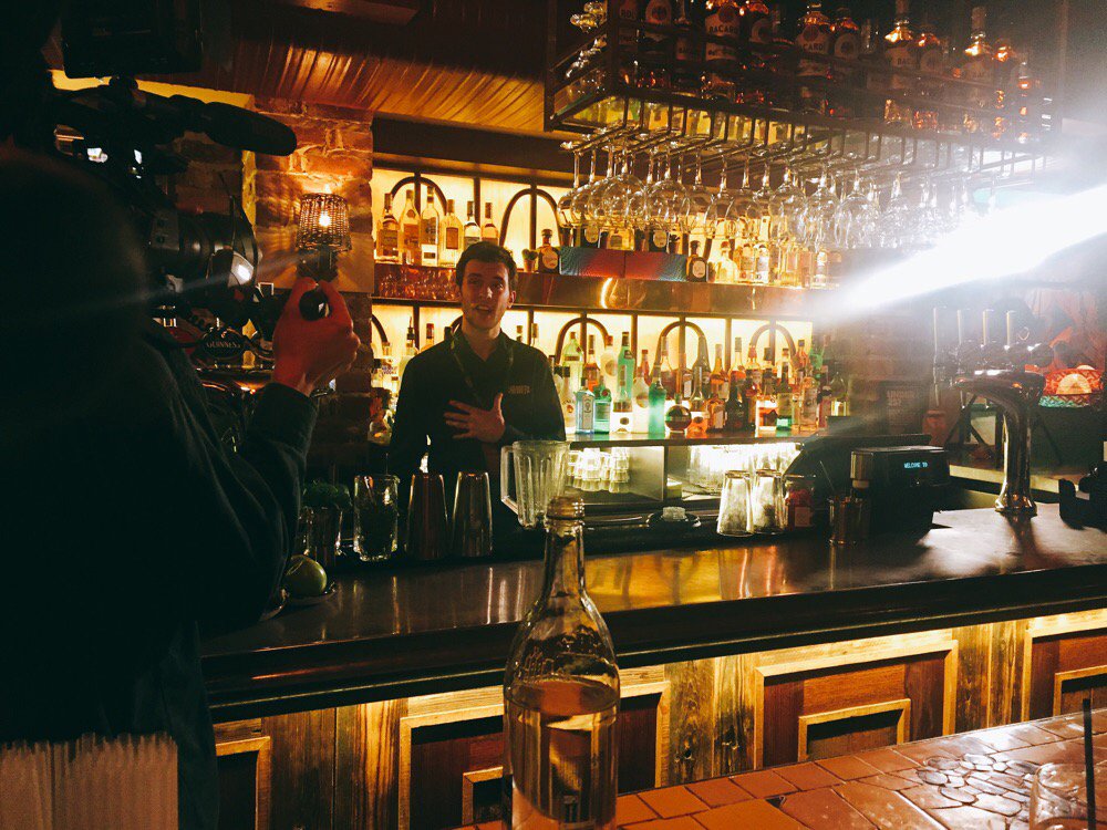 TheChiquito's tweet photo. Our first contestant is up!! Reece is making the judges a Chilli Choc-quila! Good luck #ReeceA https://t.co/OZiaH1xXZi
