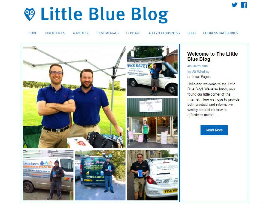 tweetlocalpages's tweet photo. We're so excited to share that we've now launched our #LittleBlueBlog! Check it out https://t.co/lW3tM55gZT https://t.co/Oc014wAXgf
