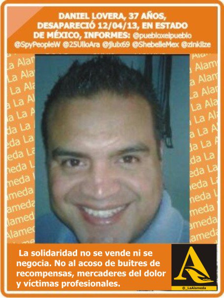 #Tebuscamos Daniel Lovera, 37 años,12/4/13, #Edomex #Ecatepec <a href="/GenaroHita/">Genaro Hita</a>
