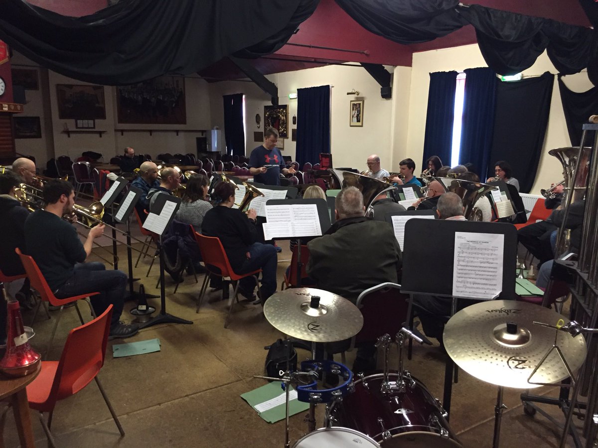 GlossopOld_Band's tweet photo. Getting ready for our first Midlands Area in 5 years! @GlossopOld_Band #Brassband #MidlandsArea #2ndSection https://t.co/0t4LgsIokq