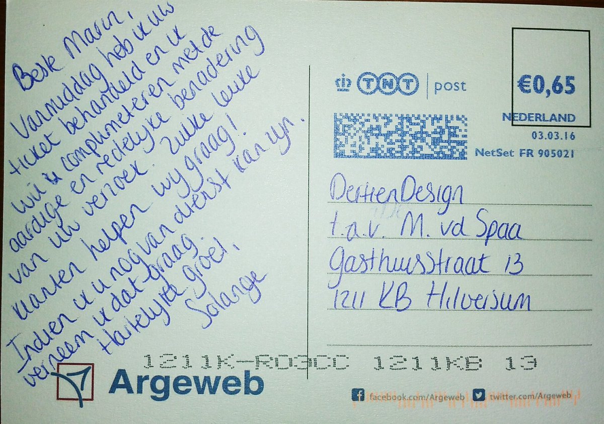 DertienDesign's tweet photo. Ik word hier zo intens gelukkig van. Ik ben een leuke klant. #Argeweb https://t.co/GcEyrjig1o