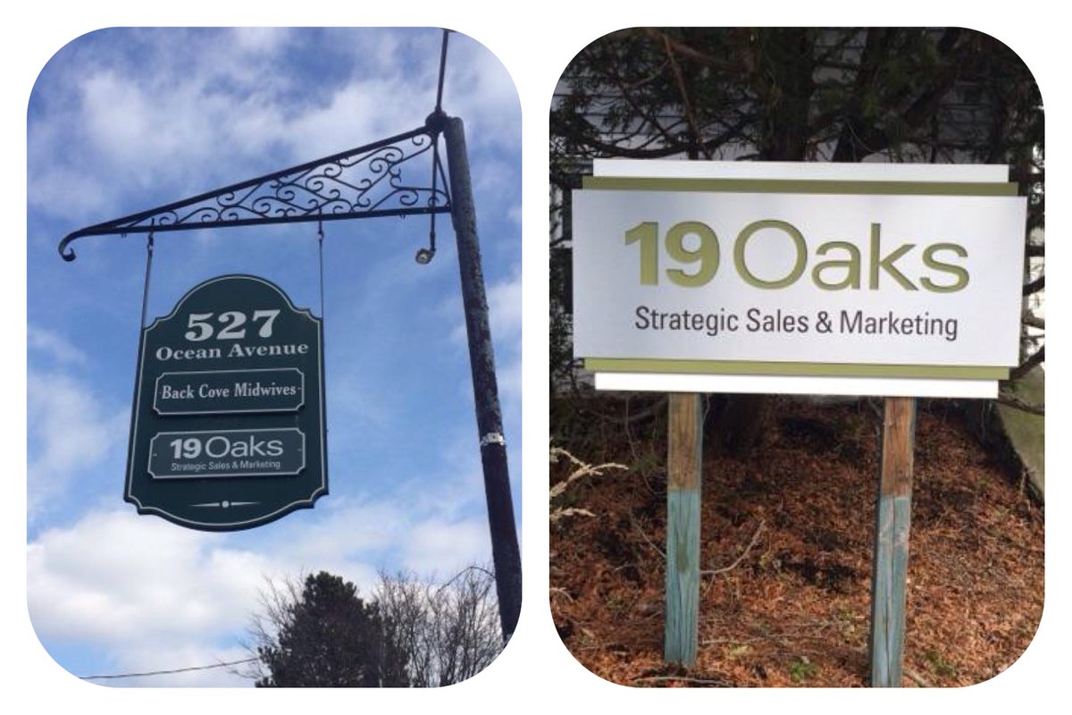 19oaks's tweet photo. Our new signs are here! Thank you SO much, @welchsign! https://t.co/8BRYJ2My3p