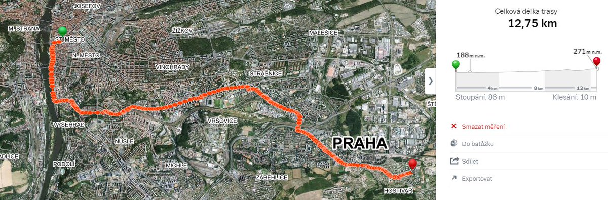 VencaJares's tweet photo. Včera procházka 10,7 km (1:43 hod.). Dneska 12,7 km (1:59 hod.). Já jsem spokojenej #chodec! :D https://t.co/WsvgXDEhNe