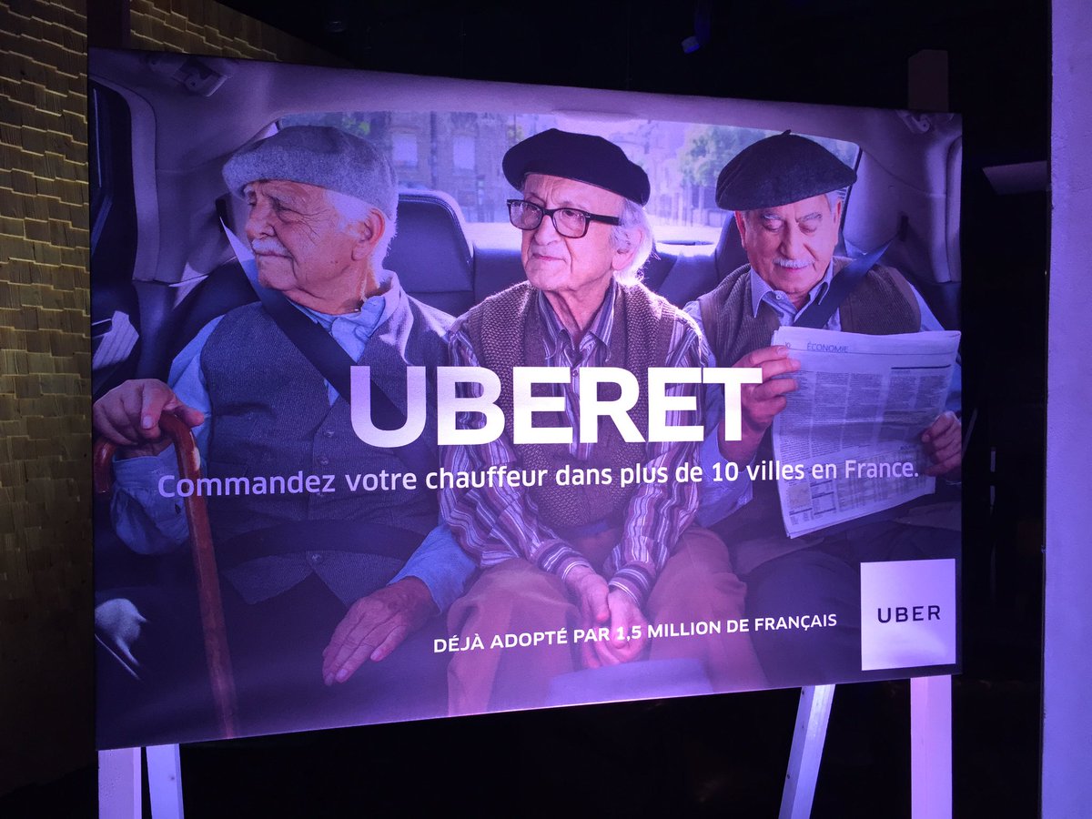 creapills's tweet photo. Tadam ! @UberFR fête ses 4 ans et présente sa nouvelle campagne avec @marcelagency ! On aime 👌 https://t.co/Bv9adPJ48R