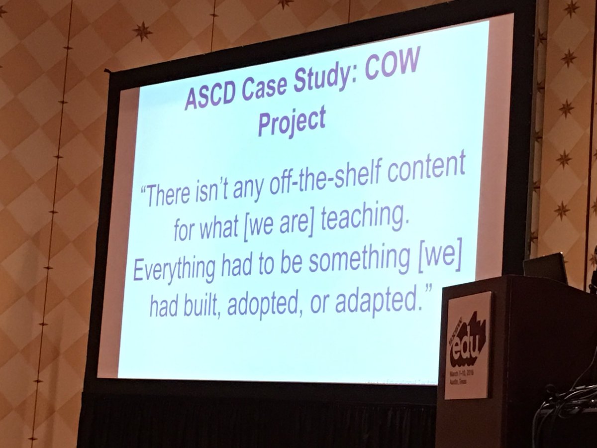 Exciting to hear the COW Project that includes <a href="/E_Ochenduszko/">Elise Ochenduszko</a> being highlighted by <a href="/usedgov/">U.S. Department of Education</a> at <a href="/SXSWedu/">SXSW EDU</a> today! #WAVE