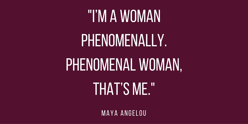 Hear <a href="/DrMayaAngelou/">Maya Angelou</a> recite her poem, "Phenomenal Women" ow.ly/ZdR71 #InternationalWomenDay #education