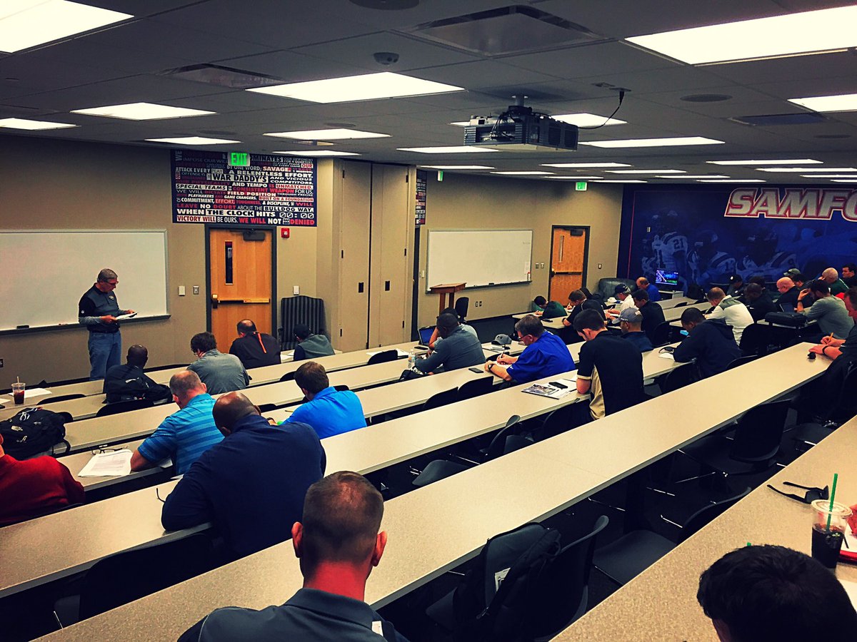 SamfordFootball's tweet photo. 45 #NFL & #CFL Personnel on campus for #ProDay #SamfordNFL #PathToPrimeTime https://t.co/VEKxlzxTZL