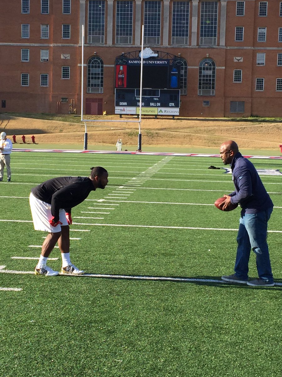 SamfordFootball's tweet photo. ProDay #SamfordNFL #PathToPrimeTime https://t.co/xPFUwRvHNo