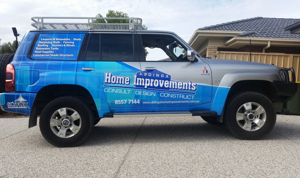 signcolour's tweet image. #vehiclesignage for #aldingahomeimprovements by #signcolour
