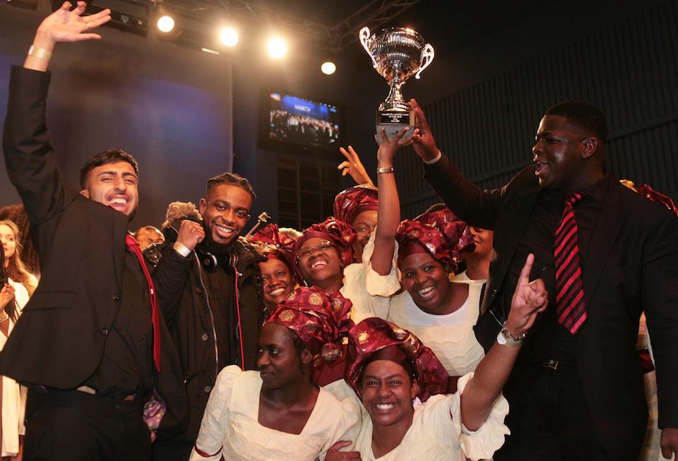 AStepFWD's tweet photo. @DMUPentecost @LEIUNIVOICES &amp; @CCGospelChoir take top spots at 6th @UGCY Read full https://t.co/pwXwC32wLv #UGCY2016 https://t.co/uOjxKmmC8T