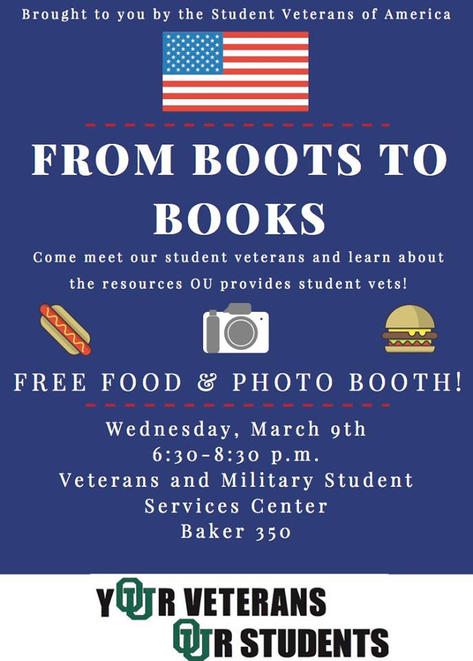 rosieharen's tweet photo. Hoping to see everyone at @ScrippsPRSSA's Bateman event tomorrow to support @SVAatOU #bobcatvets https://t.co/C06bdZpnqZ