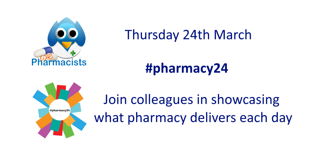 WePharmacists's tweet photo. Want to get involved in #pharmacy24? 

Here’s how… https://t.co/I9lSadveXX https://t.co/wINDUZv9Uj
