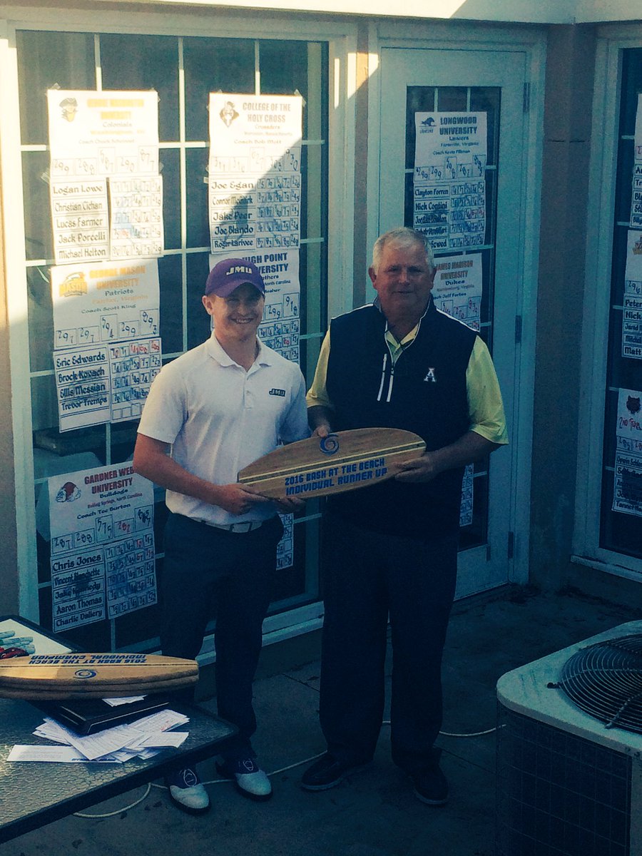 JMUMGolf's tweet photo. Runner-up @AHenderson08 https://t.co/SMNgI0stop