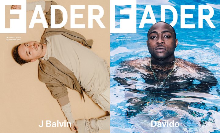thefader's tweet photo. 🌎 ON STANDS NOW 🌎

Scoop your copy of The #FADER102 Global Issue featuring cover stars @JBALVIN and @iam_Davido. https://t.co/11PF84G50j