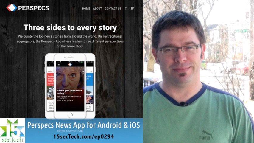 commandn's tweet image. @PerspecsNews is a curated #news #app that presents 3 sides to every story 15sectech.com/ep0294 #15secTech
