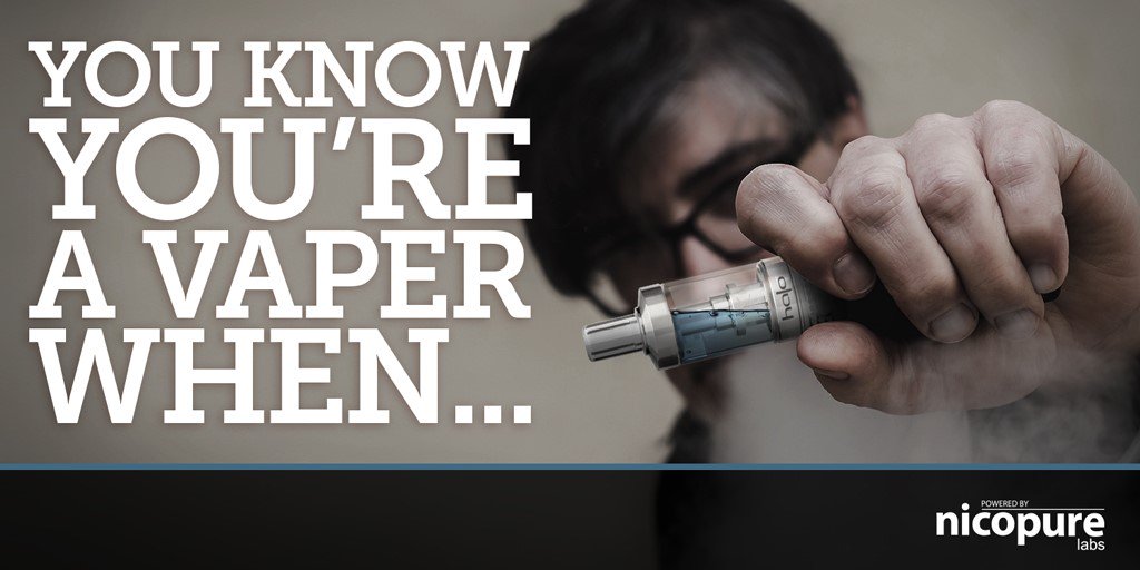 eVo_Eliquid's tweet photo. You know you're a Vaper when... #VapeLife #eVoEliquid https://t.co/EPqAnhAK2T https://t.co/BbN6czLaCd