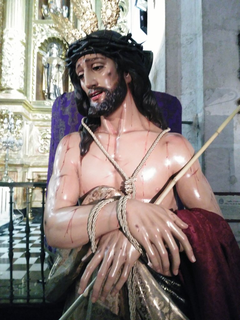 AlboresdePasion's tweet photo. Así a vuelto el Señor de la Humildad de Jódar tras su Restauración llevada a cabo por Antonio Parras Ruiz https://t.co/qxmA3sxszk