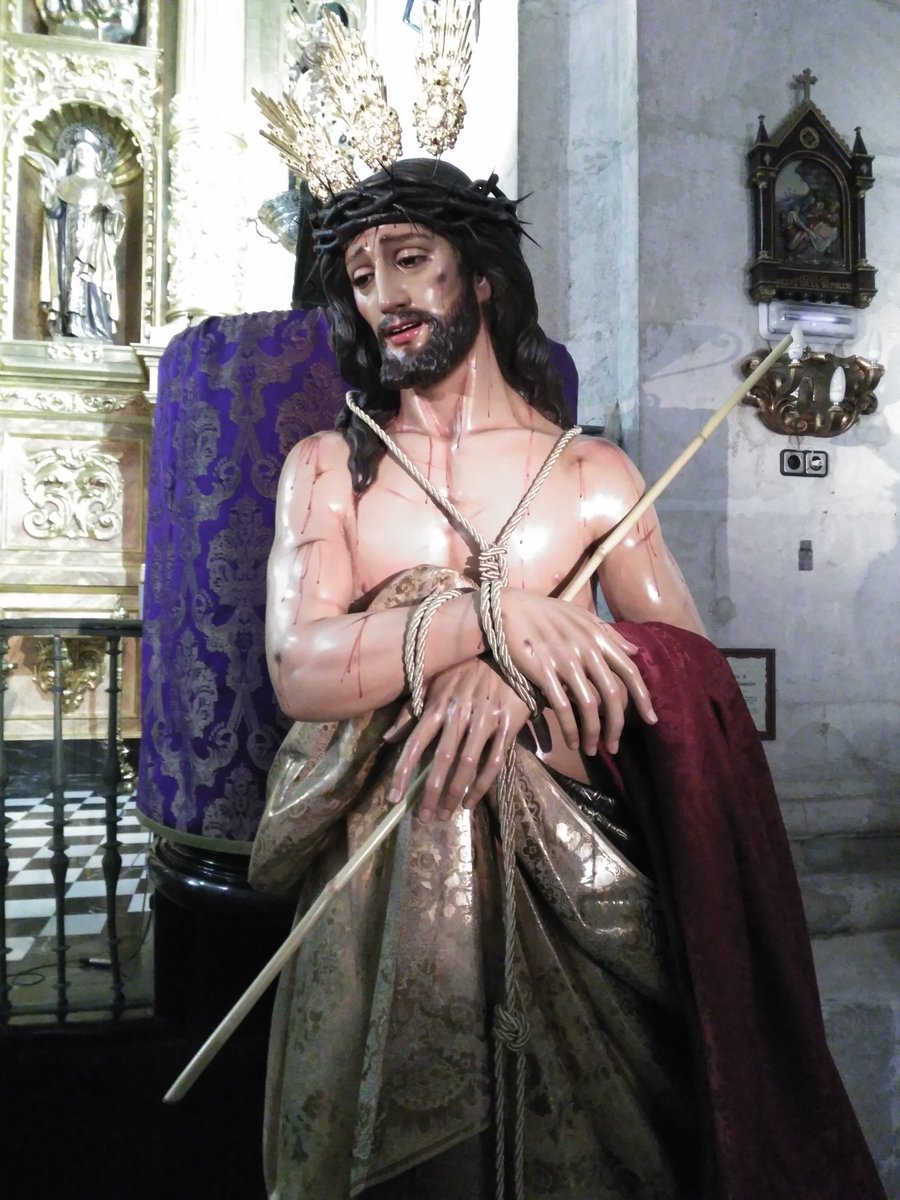 Así a vuelto el Señor de la Humildad de Jódar tras su Restauración llevada a cabo por Antonio Parras Ruiz