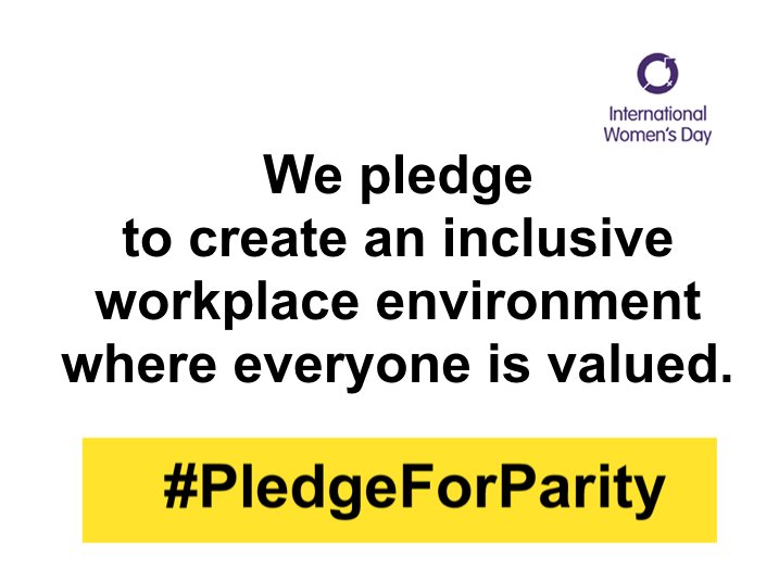 Our office stands together in the #PledgeforParity. Happy #InternationalWomensDay! #IWD2016