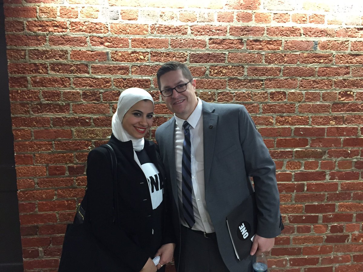 ONECampus's tweet photo. Thank you @bloodwater's @scribblepotemus for joining Ola for an afternoon of #ONEPowerSummit meetings. #ONECampus https://t.co/AiGdqInBVI