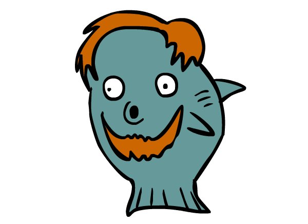 RobDenBleyker's tweet photo. Everyone please tweet drawings of Kris as a fish. @TheKrisWilson #FishGillson https://t.co/cEMoM4gjjx