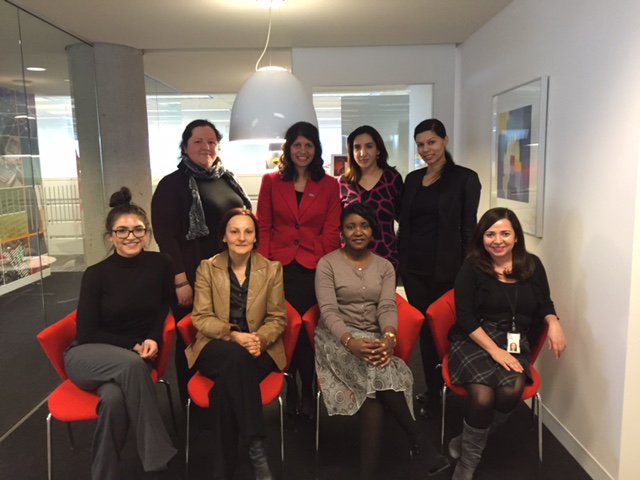 SDegrace's tweet photo. Ladies of team @VinceCatalli &amp; @PeterBomben celebrating #IWD2016  #IBMDSTOR #TeamWorkMakesTheDreamWork @TonyMig08 https://t.co/RxgDOoJbpd