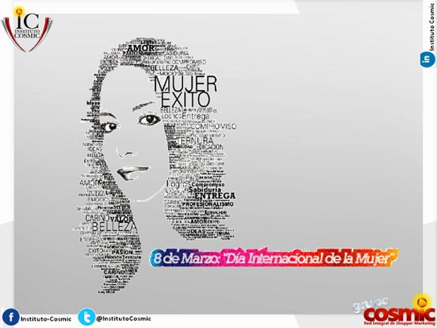 InstitutoCosmic's tweet photo. Feliz día a todas las guerreras #Díadelamujer #GrupoCosmic https://t.co/k2xBIsdf0Z